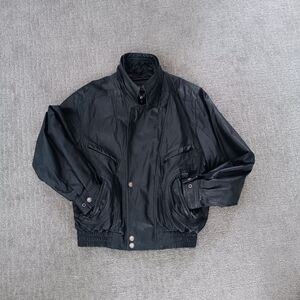 Vintage Imperfect Leather Jacket  - size S